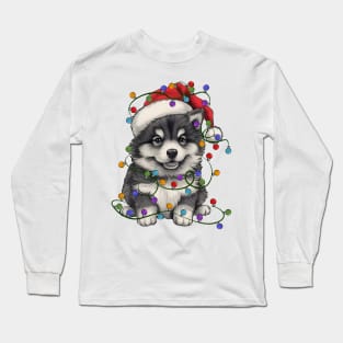 Christmas Puppy Long Sleeve T-Shirt
